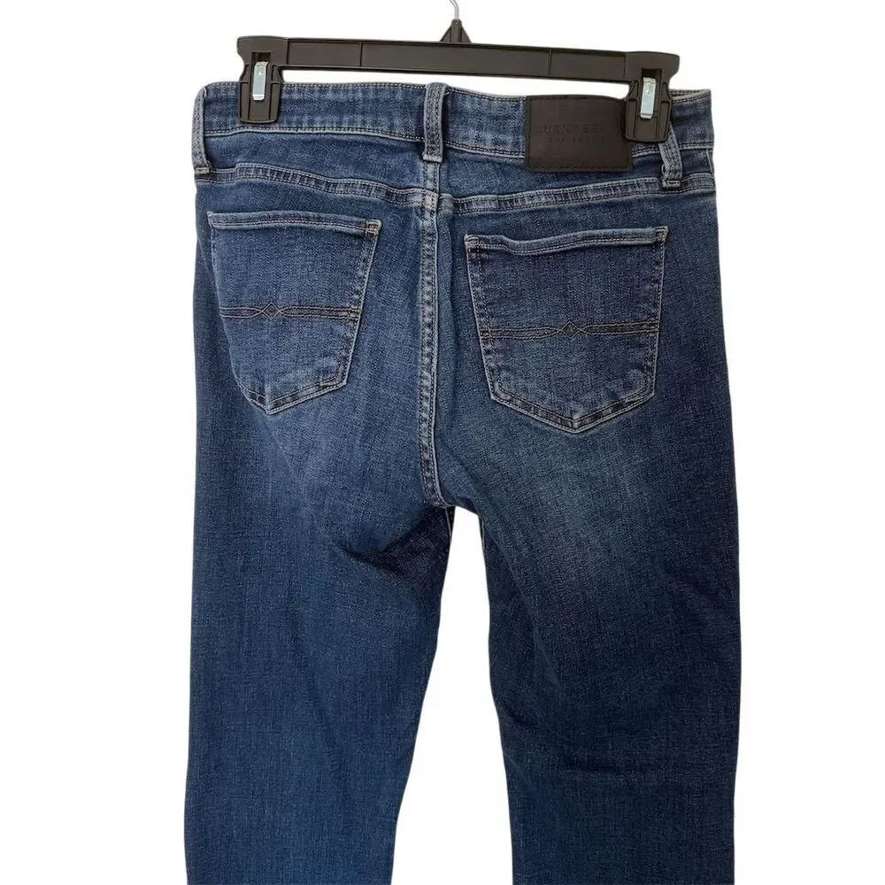 Lucky Brand Women's Bootcut Jeans Size 8 Blue Dark Wash Denim - Picture 4 of 6